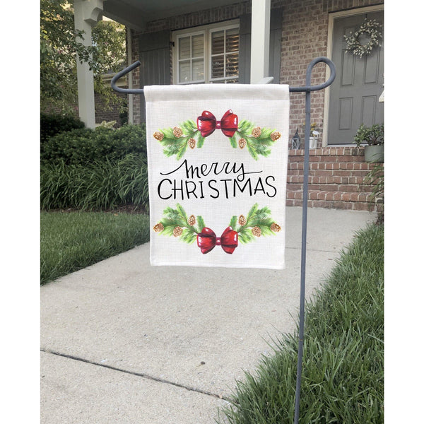 Christmas Welcome Garden Flag - With Love Louise