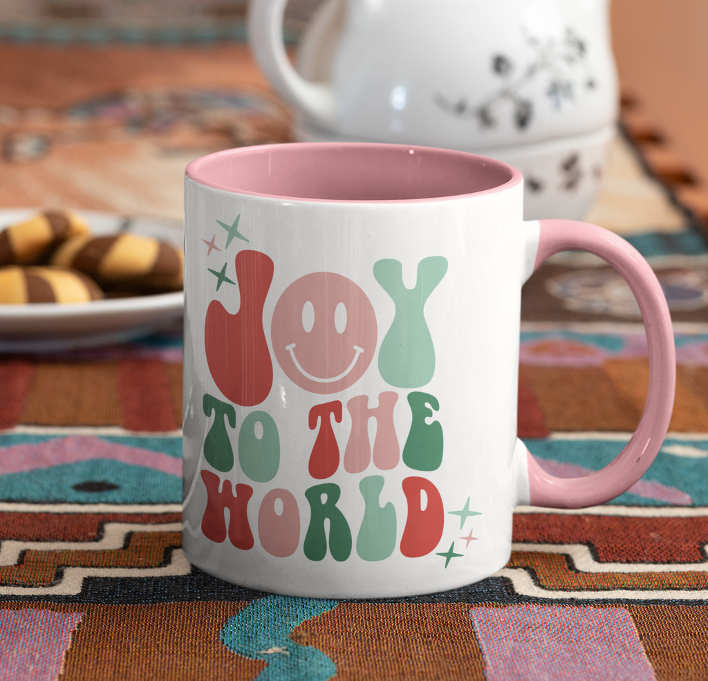 Joy to the World Mug, Christmas Coffee Mug, Holiday Cheer Mug, Christmas  Ceramic Mug 11oz 