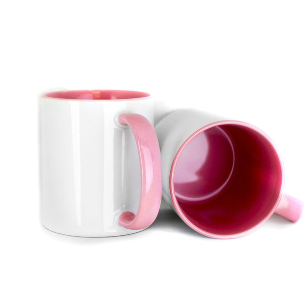 Pyrex Inspired Butterprint Design Ceramic Mug with Handle Color Options
