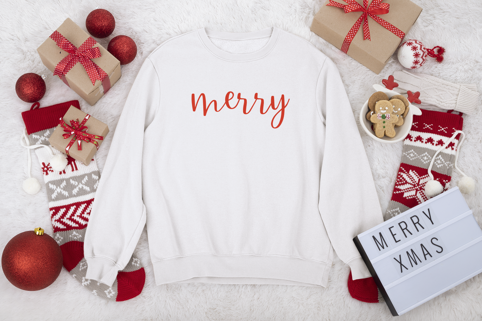 Merry Festive Christmas Sweatshirt