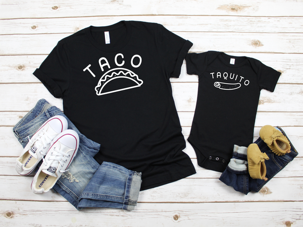 Matching Family Shirts, taco shirt, burrito shirt, taquito shirt. fathers day gift, Daddy and Me Shirts, Mommy and Me Shirts